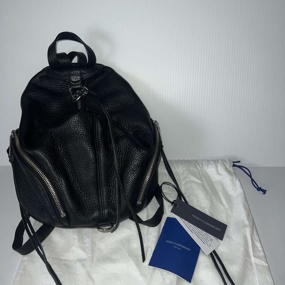 Rebecca Minkoff Black Leather Backpack